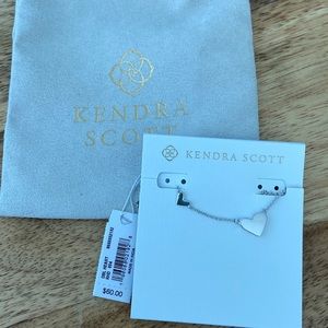 NWT Kendra Scott limited necklace silver heart